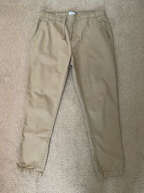 Old Navy - L Men's Casual Drawstring Jogger Pants - Khaki